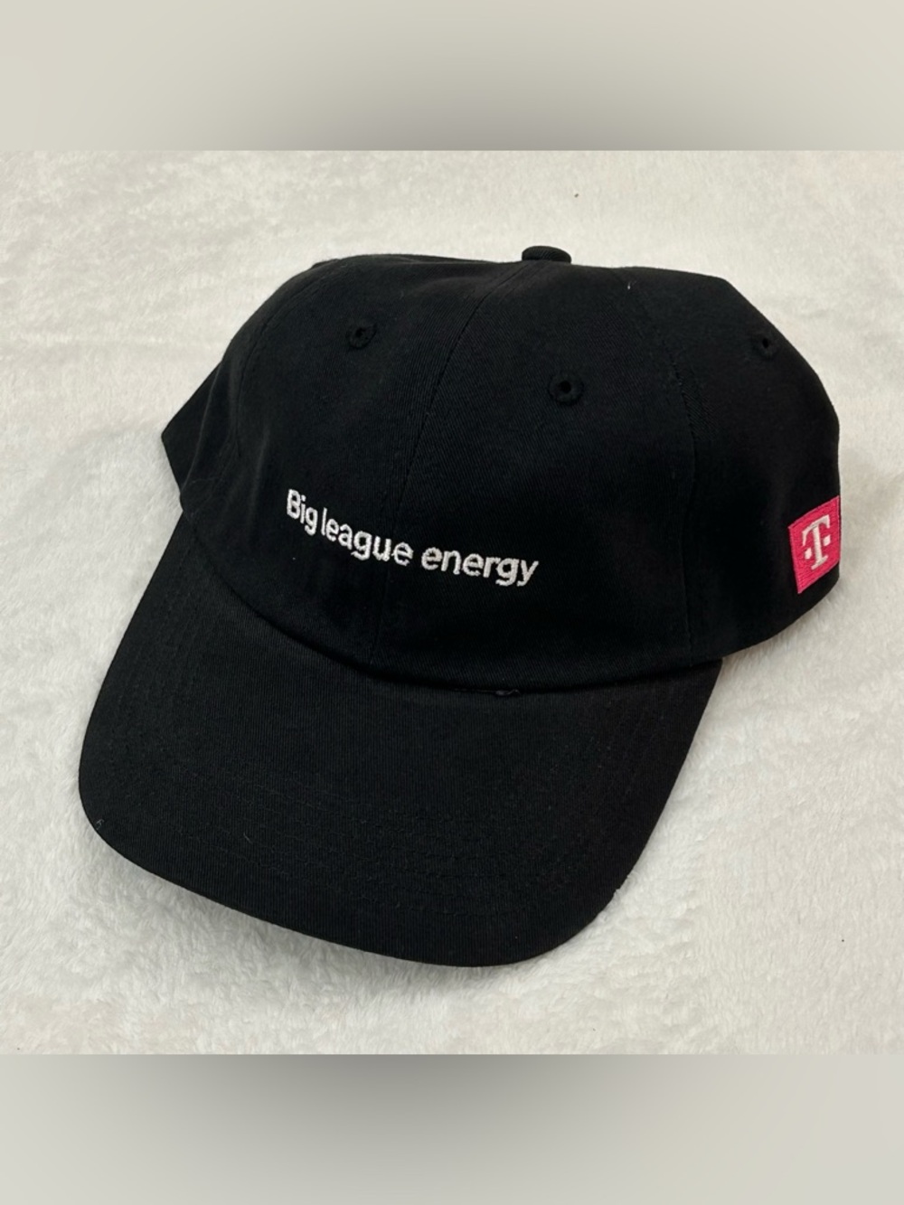 Big League Energy T-Mobile Tuesdays Black Adjustable Baseball Dad Hat Cap